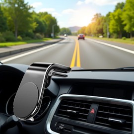 1Pc Black Universal Phone Holder Clip Car Air Vent Magnetic Mount Bracket for GPS Suporte Celular Car Phone, Vent Clip Phone Holder,Cell Phone Automobile Cradles,Automobile Accessories