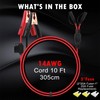 CUZEC 10FT/3.05m 14AWG 20A Battery Alligator Clip to 2 SAE