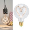 G95 Heart Shaped LED Retro Bulb E27 4W Dimmable Light