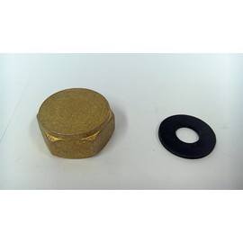 3/4" Brass Washing Machine Blanking Cap