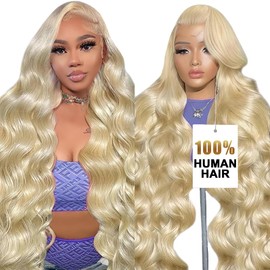 BABOSHOW 28 Inch 613 13x6 Lace Front Wig Human Hair 200% Density Blonde Wig Human Hair Body Wave 613 lace front wig human hair Pre Plucked With Baby Hair