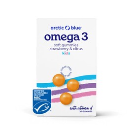 Omega-3 Gummies - Fruit Gums with 250 mg DHA & 70 mg EPA Omega-3 Fatty Acids and Vitamin D3 - for Children, Sugar-Free, with Delicious Flavour