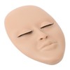 Lash Mannequin Head Reusable Soft Rubber 3D Effects Replaced Eyelids
