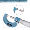 Beaiguna 4PCS Micrometer Set, 0-1"/1-2"/2-3"/3-4" Machinist Outside Micrometer Measuring Tool,