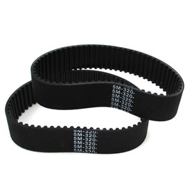 DJ-Motor 2Pcs 5M-320-25 Gas Scooter Drive Clutch Belt for Bladez Moby S X SX 23cc 33cc 35cc 40cc Mini Moto Pocket Bike (5M-320-25)