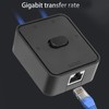 RJ45 Ethernet Splitter, 2 Port Gigabit Network Switch with 2