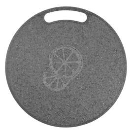 Healvian Chopping Boards Round Chopping Board Plastic Marble Look 31 cm Chopping Board Pizza Board Round Chopping Boards Sink Kitchen Cutting Board Pizza Cutting Board