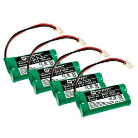 Synergy Digital Cordless Phone Batteries, Works with Vtech FS6214 Cordless Phone, Combo-Pack Includes: 4 x SDCP-H334 Batteries