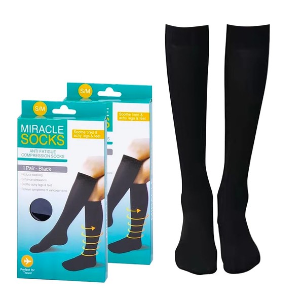 Sock Exchange Compression Socks, Anti-Fatigue Travel Flight Socks for Women