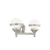 Livex 5712-05 Transitional Two Light Bath Vanity from Oldwick Collection