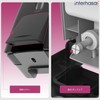 Interhasa! Soap Dispenser Manual Press Wall Mounted Dispenser 800ml/28oz Hand
