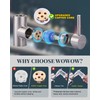 WOWOW Kitchen Faucet with Sprayer, Kitchen Sink Faucet, SUS 304