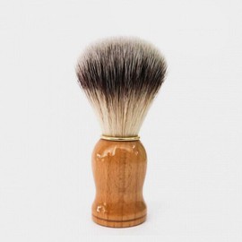 Green + Kind Vegan Shaving Brush Wood, 1 Shaving Brush