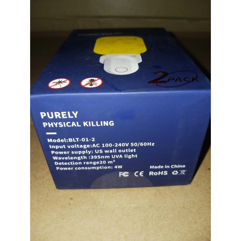 Flysclean 2-in-1 Indoor Electronic insect Trap Gnat, Mosquito & Fruit