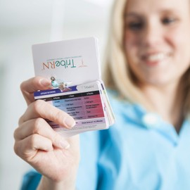 Badge Guru EKG/ECG Medical Flash Cards - Reference Cards for Nurses, Doctors, EMTs, Nursing Students and Med School Students (EKG/ECG) - 9 Cards