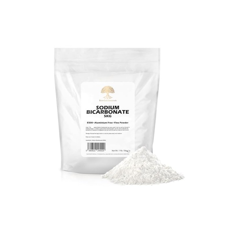 Pure Baking Soda, Sodium Bicarbonate (11 lbs.) Food Grade for