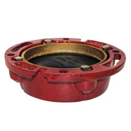 Oatey 4 in. Cast Iron Flange with Test Cap