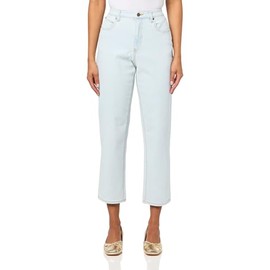 Volcom Women's Stoned High Rise Straight Leg Jean, Cruzer Blue