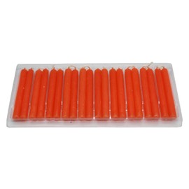 Govinda - 4 Inch Mini Ritual Chime Spell Candles - Orange - Pack of 20