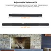 Stanbroil Adjustable Rod and Valance Kit for Fireplace Mesh Screen