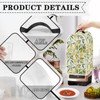 HUISEFOR Lemon Print Blender Covers Kitchen Food Processor Covers with