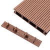 vidaXL 10 x End Caps for Decking WPC Planks Plastic