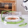 Microwave Splash Heating Cover PC Food Splatter Guard with Extension