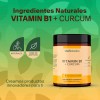 ⚡🌿 Vitamina B1 + Cúrcuma | Energía, Nervios y Metabolismo