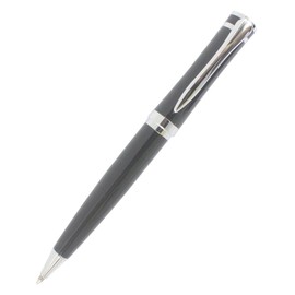 Abcsea Genius Metal Ballpoint Pen, Silver Clip - Black