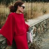 Seaside Tones Kiko Dress - Red, L/XL