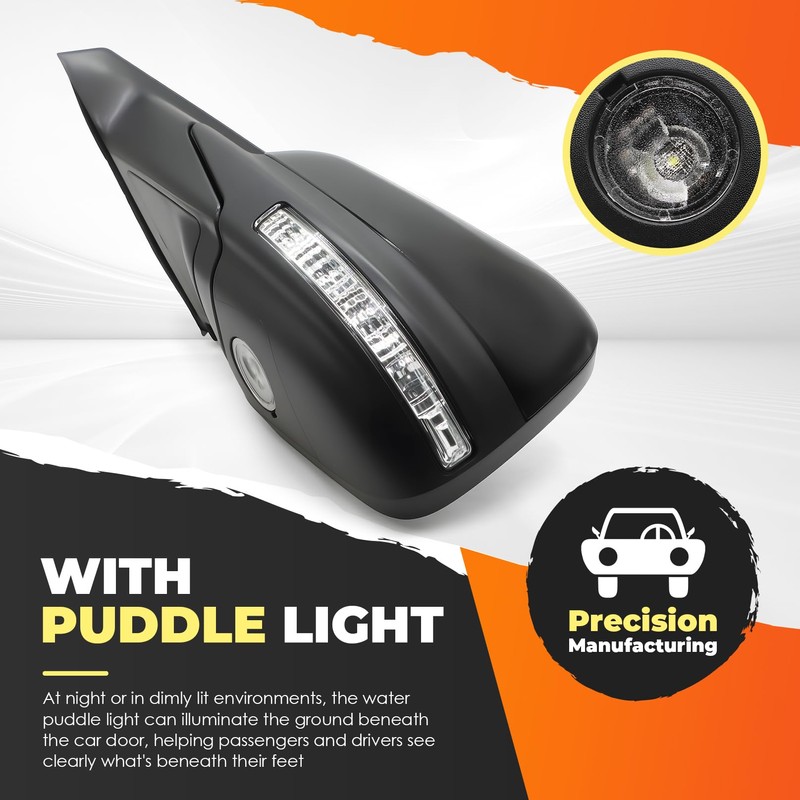 Left Mirror Assembly 7Pins Compatible with Explorer 2011-2019