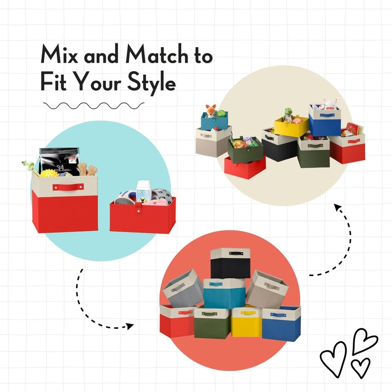 RiverRidge Kids 2pc 10.5in W x 5in H Folding Storage