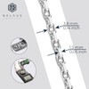 NKlaus Solid Anchor Chain – Chain Genuine 925 Sterling Silver
