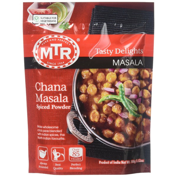 MTR Chana Masala Powder, 6-Ounce (Pack of 9)