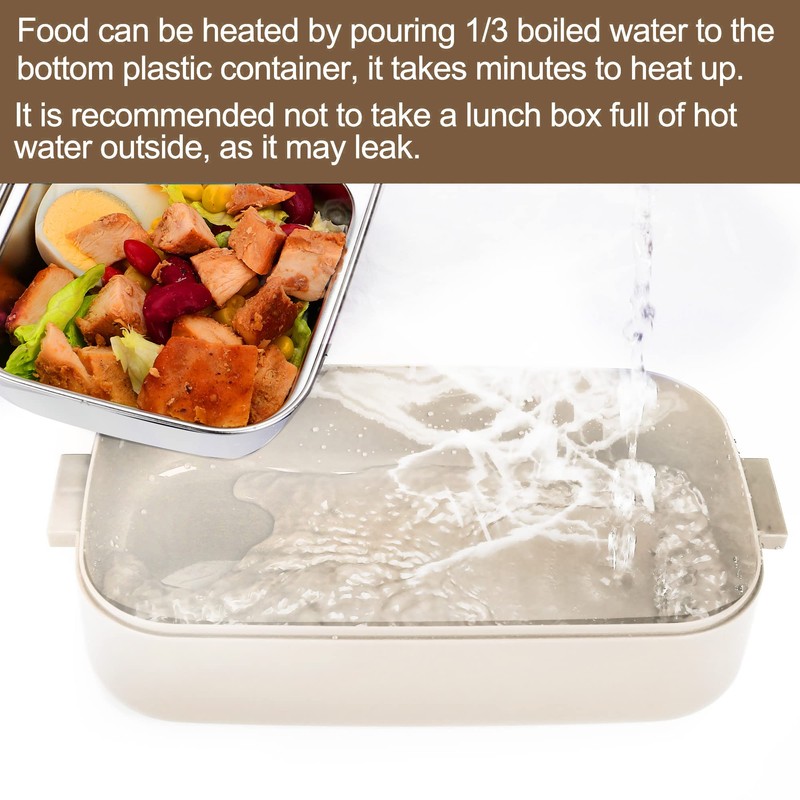 JUBOSYCZ Stainless Steel Bento Box for Adults&Kids,Japanese Leakproof Lunch Box
