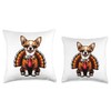 Chihuahua Turkey Outfit Cute Dog Chihuahua Throw Pillow