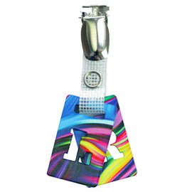 X-ray Markers with Carry-on Strap Radiography Tablet Markers Radiopaque L and R for Radiographer with Colour Stream Multicolour Pattern Clip with Metal Poppers