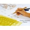 Traceease 8 Pieces Lot Jewelry Designing Template Drafting Tools for