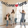 Viiotu Welcome Home Banner, Welcome Home Banners Flag, Glitter Bunting