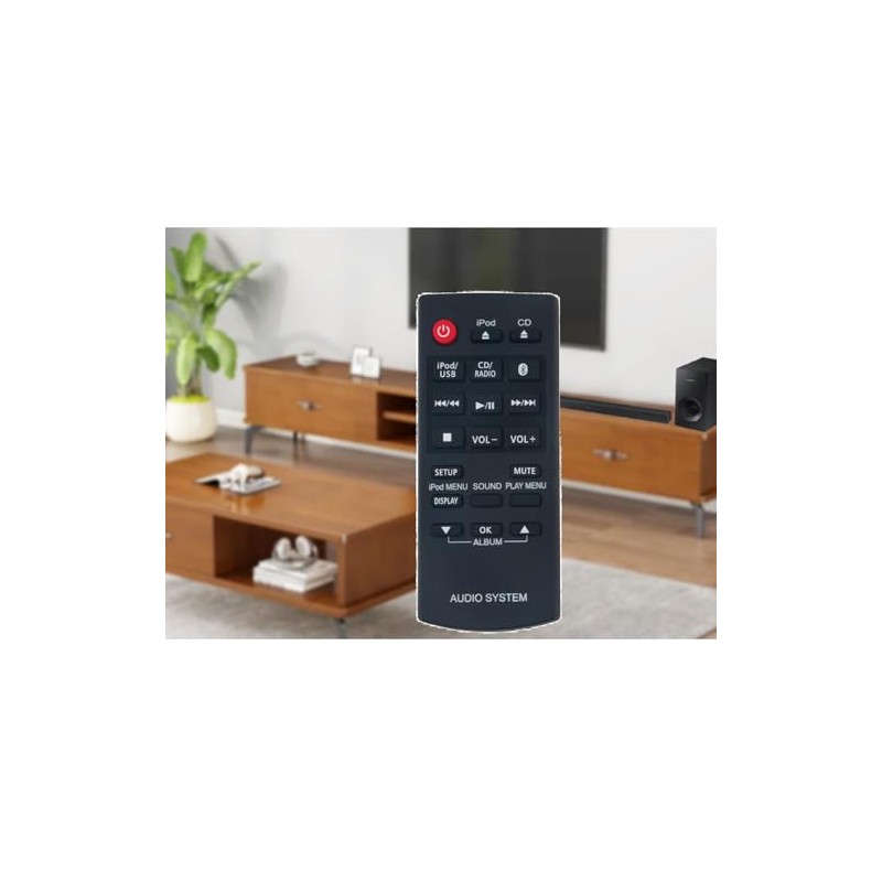 Replacement Remote Control Applicable for Panasonic SC-HC38DB SC-HC38 SC-HC58DB SC-HC58