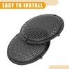 Partuto 2 Pcs 6" Universal Speaker Cover Mesh Subwoofer Grill