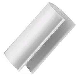 HD White Snap Clamp 1-1/2 Inch X 4 Inches Wide for 1-1/2 Inch PVC Pipe 10 Per Bag