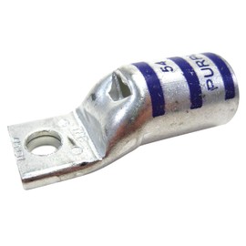 Thomas & Betts 4/0 AWG One-Hole Lug Compression Connector Straight Barrel Purple - 54167NT-2 Packs