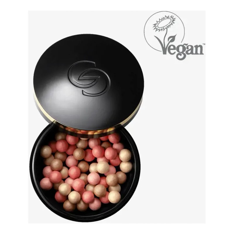 Perlas Iluminadoras Oriflame Giordani Gold con Sérum Strobe Peach