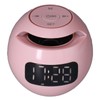 Multifunctional Bluetooth 5.0 Alarm Clock Speaker Rechargeable Ball Shape Portable