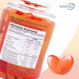 Vitamina D3  K2 Y Omega 3 De 500 Mg  120 Softgels  Natgel                                                                                             