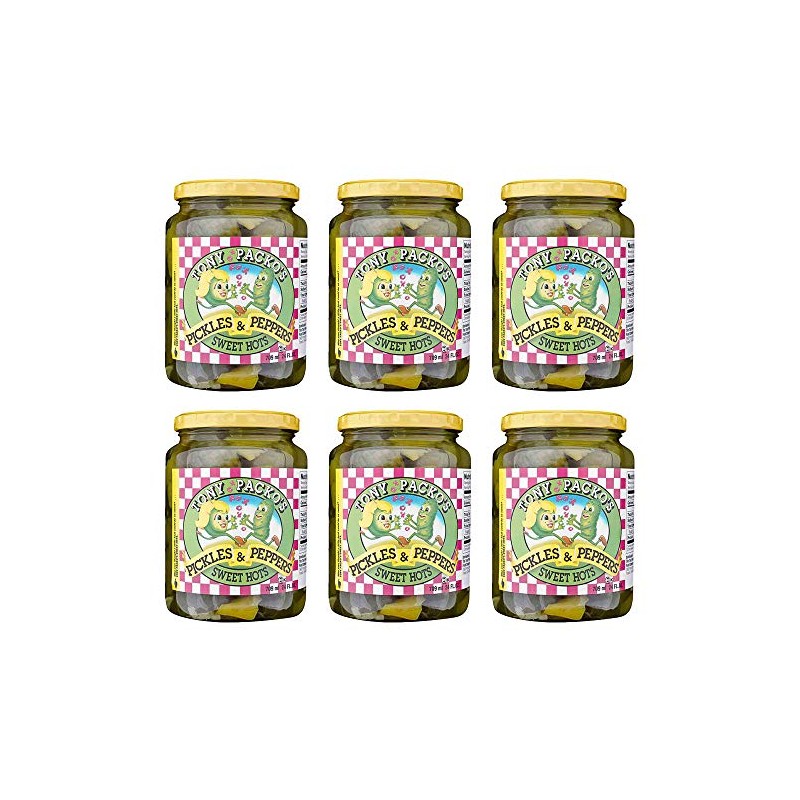 Tony Packo's Pickles and Peppers Sweet Hots, 24 Ounce (Pack