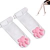 SIROLISA Cat Paw Socks, Thigh High Soft 3D Paw Pad