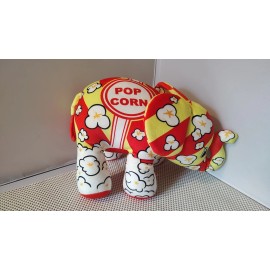 Cepia Pop Art Soft Mammoth Cornelius Elephant , Popcorn Themed Plush Toy, Ultra-Soft,