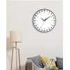 GAUBOS 24 Hour Wall Clock 12 Inch Round Wall Clock